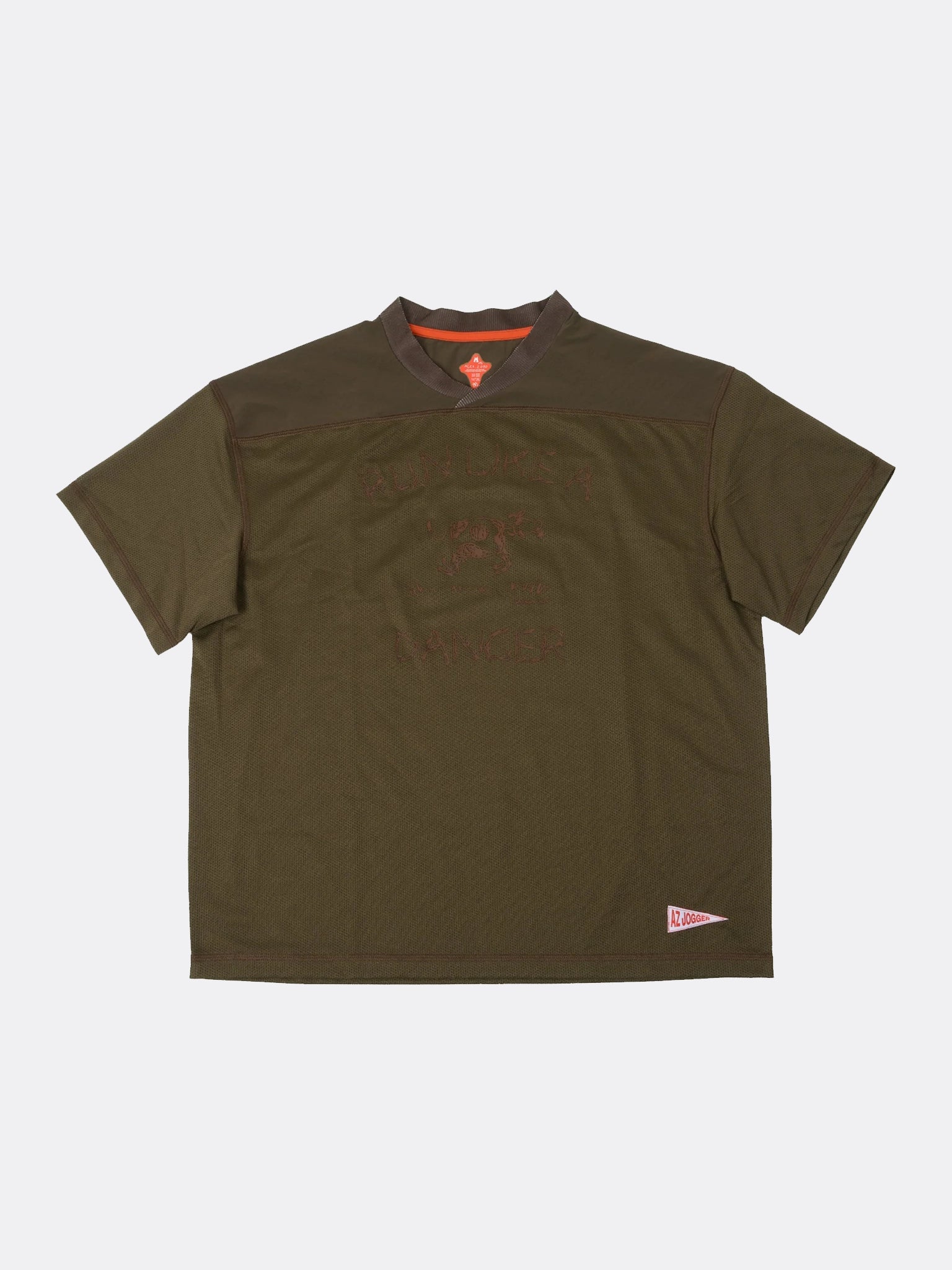 Alex Zono Cow Dancer Mesh T Shirt Brown