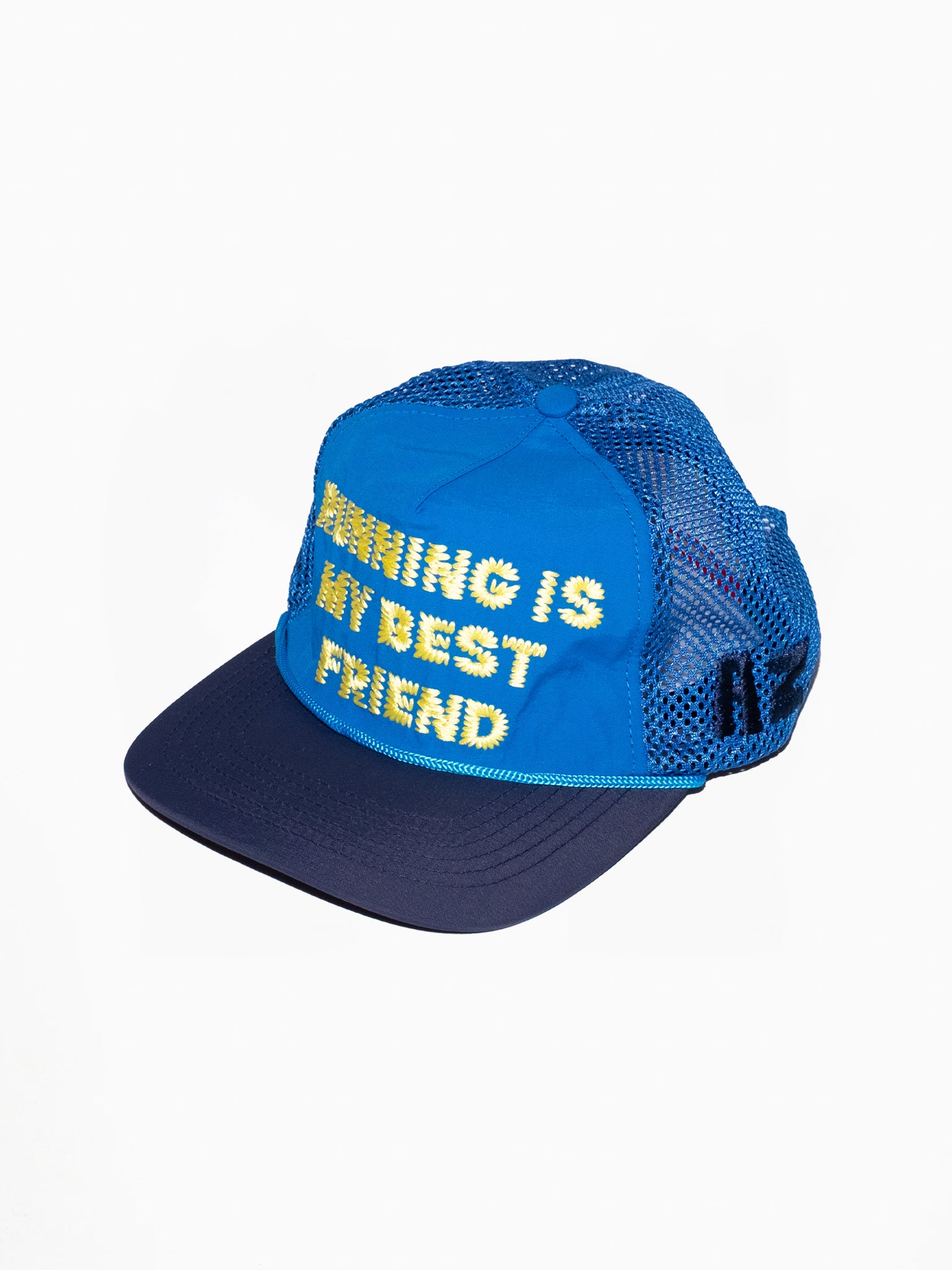 Alex Zono "RUNNING IS MY BEST FRIEND" Trucker Blue