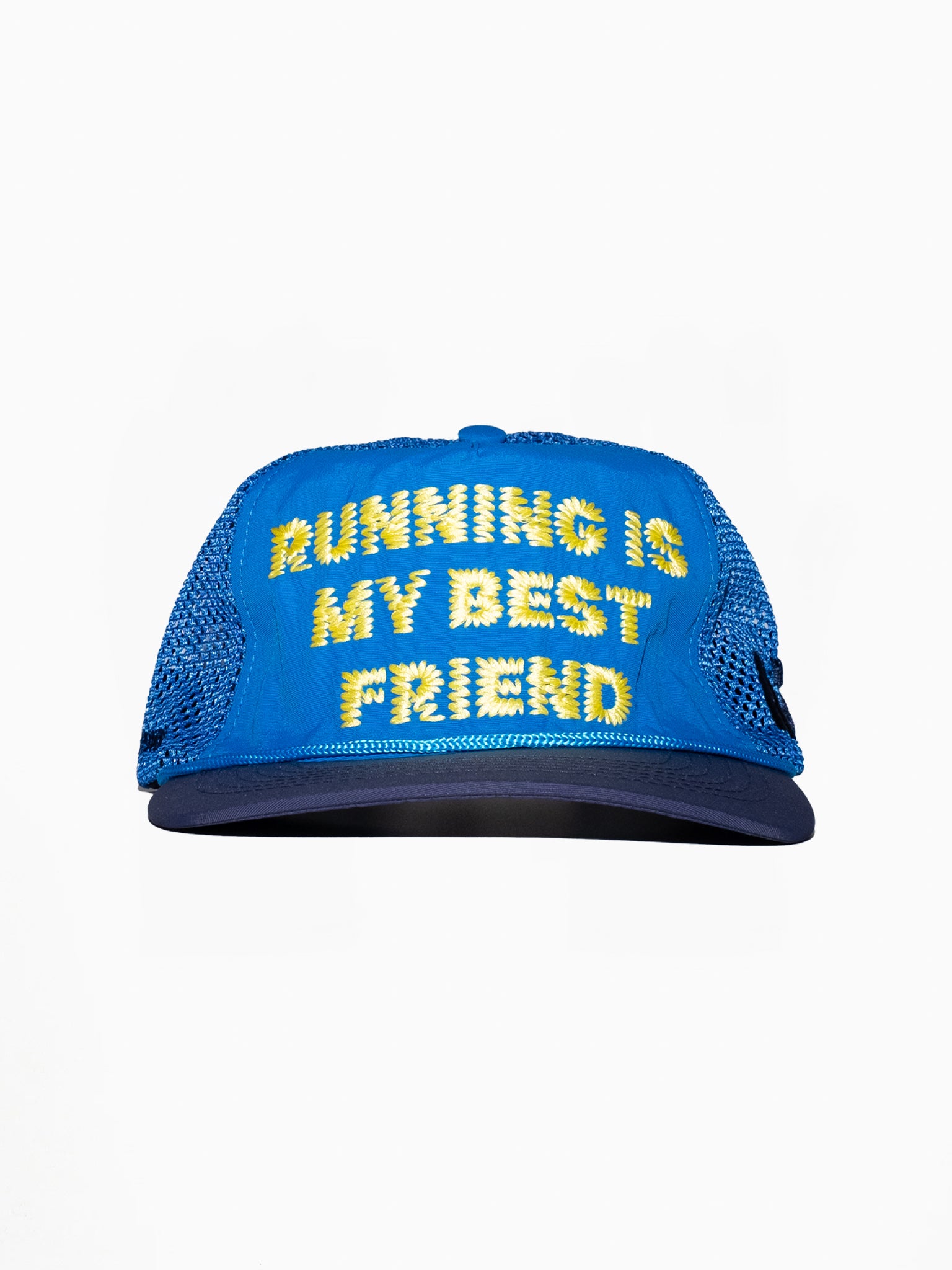 Alex Zono "RUNNING IS MY BEST FRIEND" Trucker Blue
