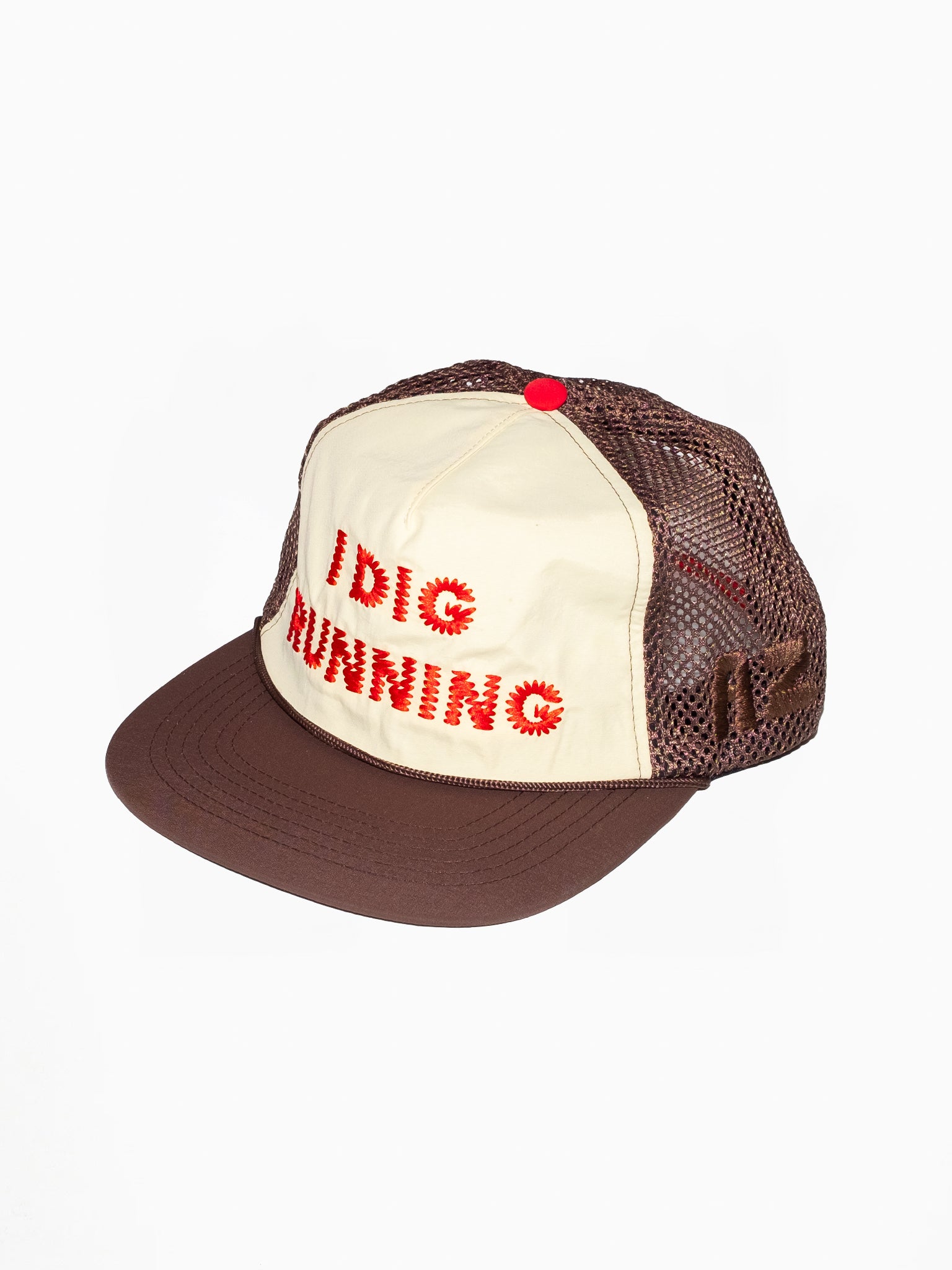 Alex Zono " I DIG RUNNING" OG Trucker Brown
