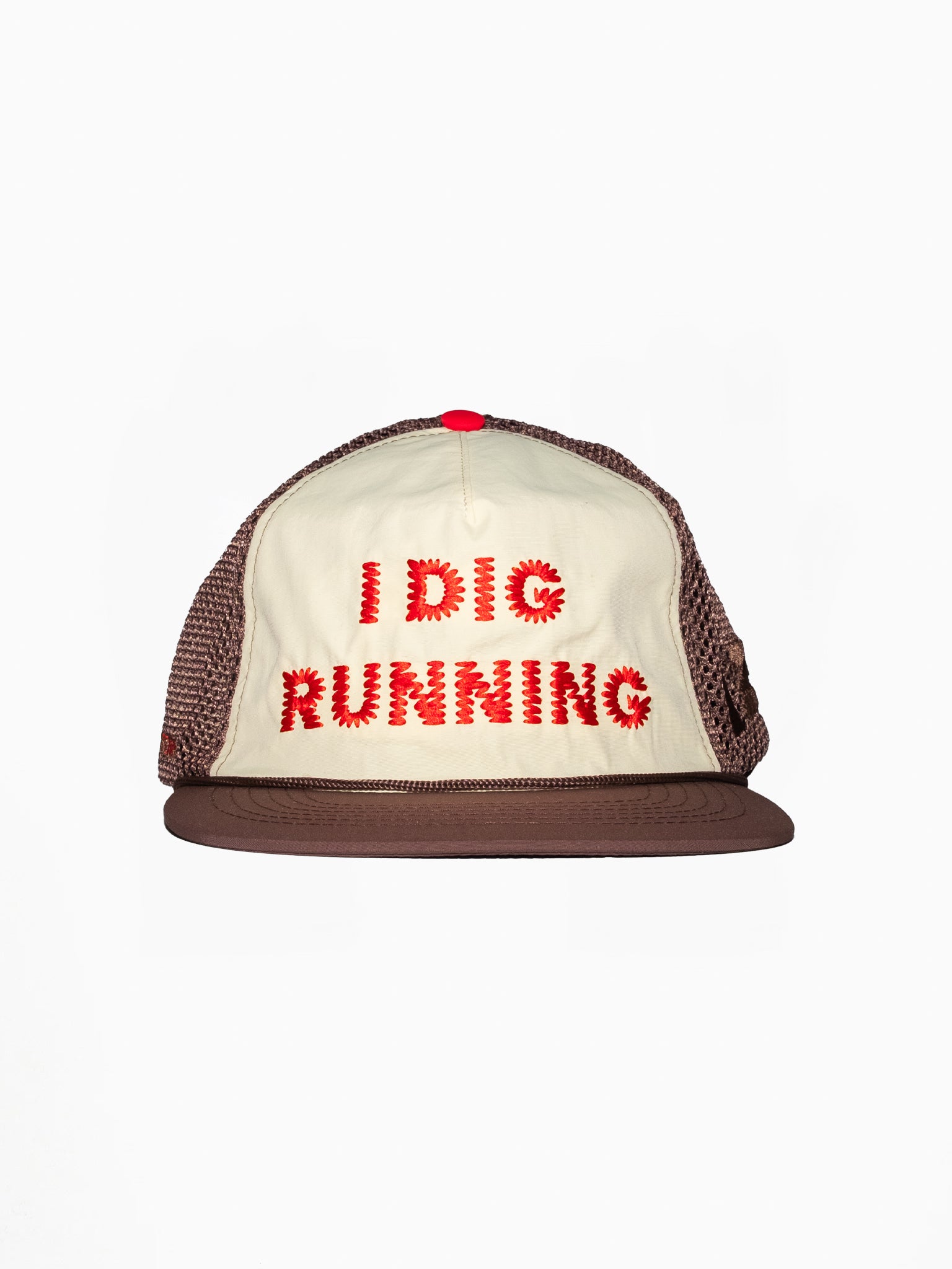 Alex Zono " I DIG RUNNING" OG Trucker Brown