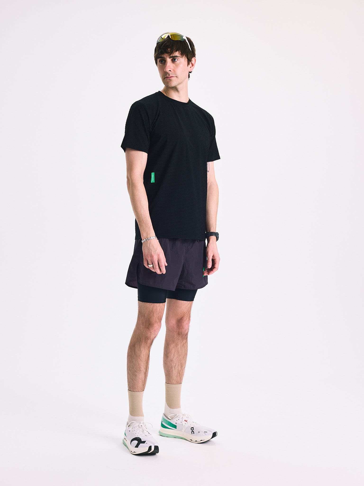 District Vision Mens Payen Short Sleeve Race Tee Black