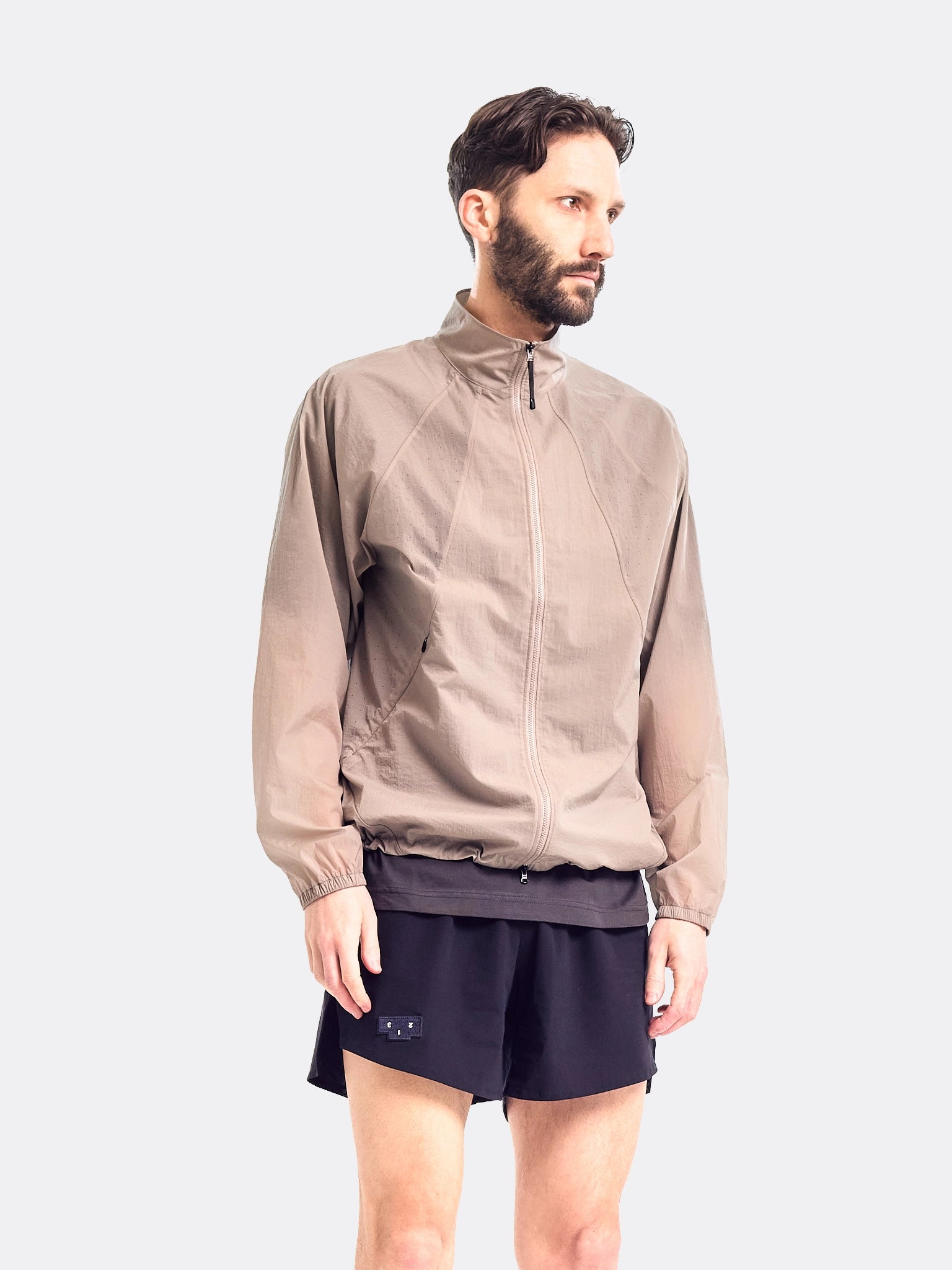 Goldwin Sheer Nylon Wind Jacket Arid Beige