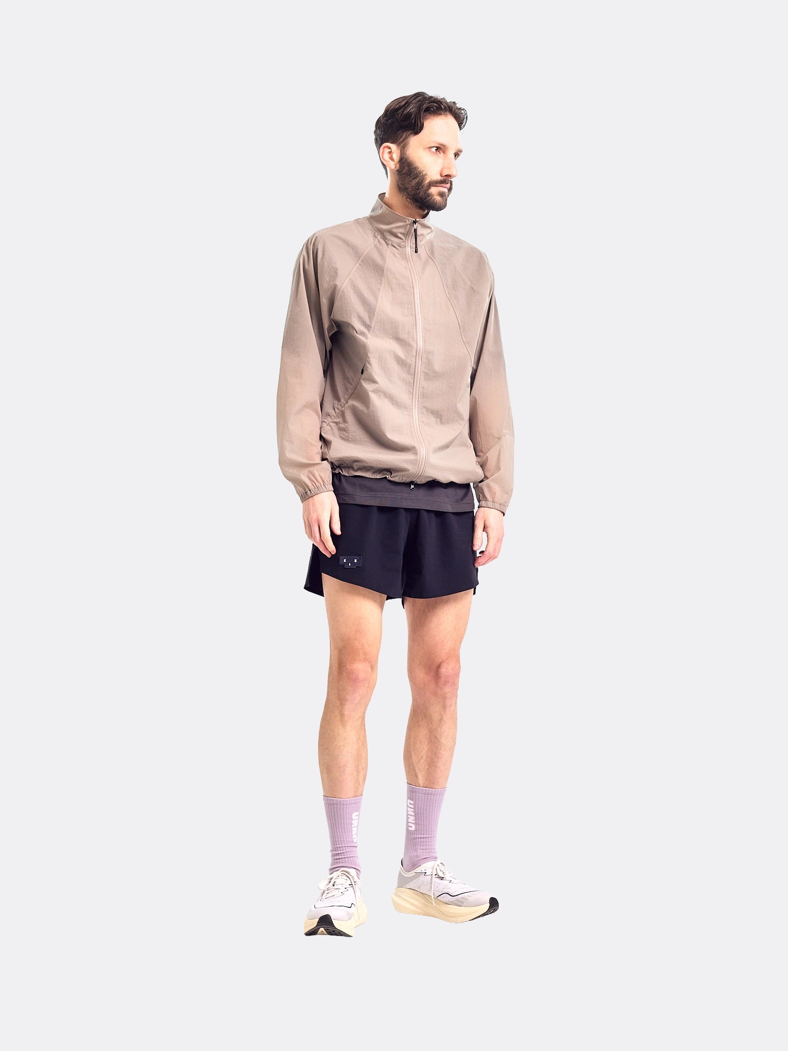 Goldwin Sheer Nylon Wind Jacket Arid Beige