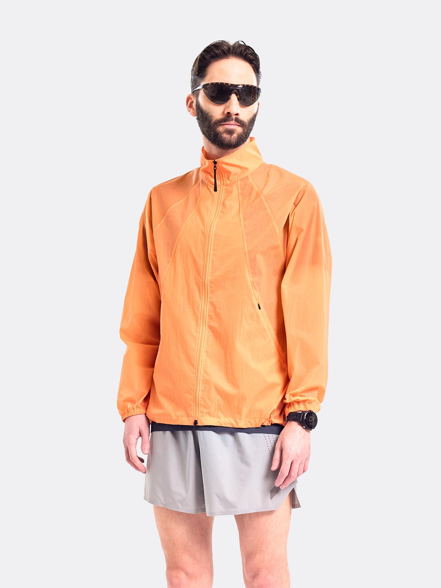 Goldwin Sheer Nylon Wind Jacket Lily Orange