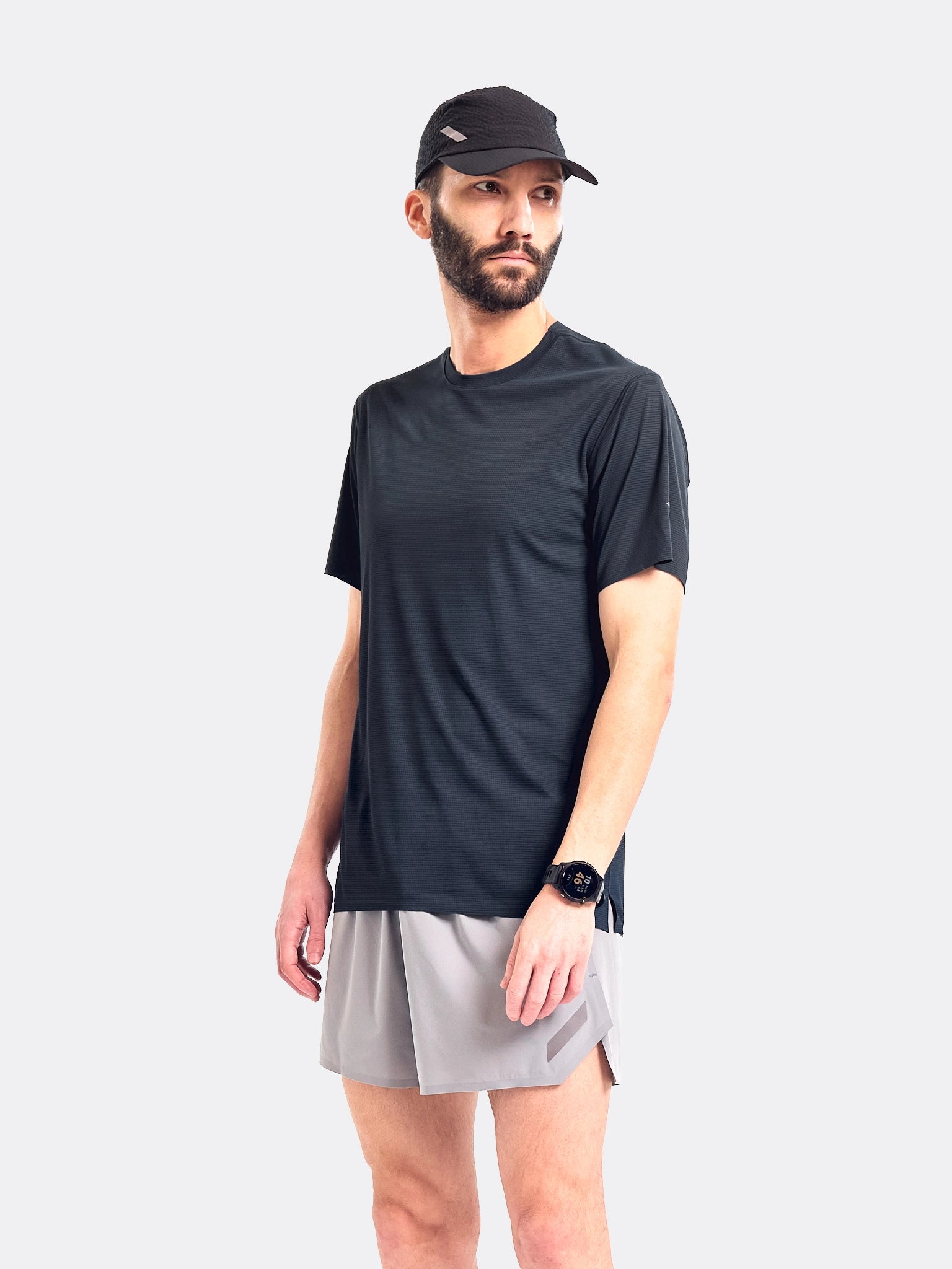 Goldwin Warf Dry T Shirt Ebony Grey