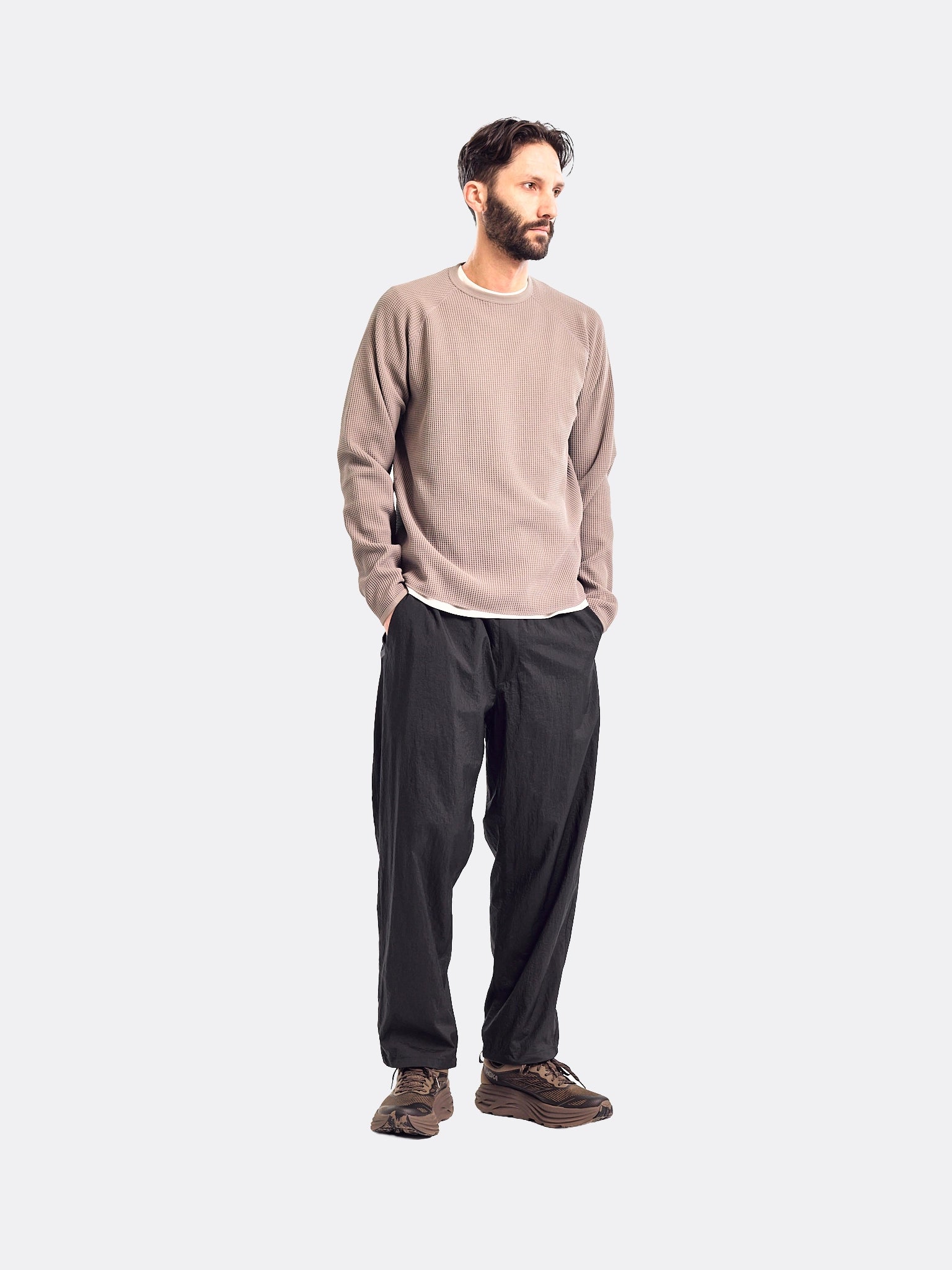 Goldwin MT Gany Light Tapered Pants Black
