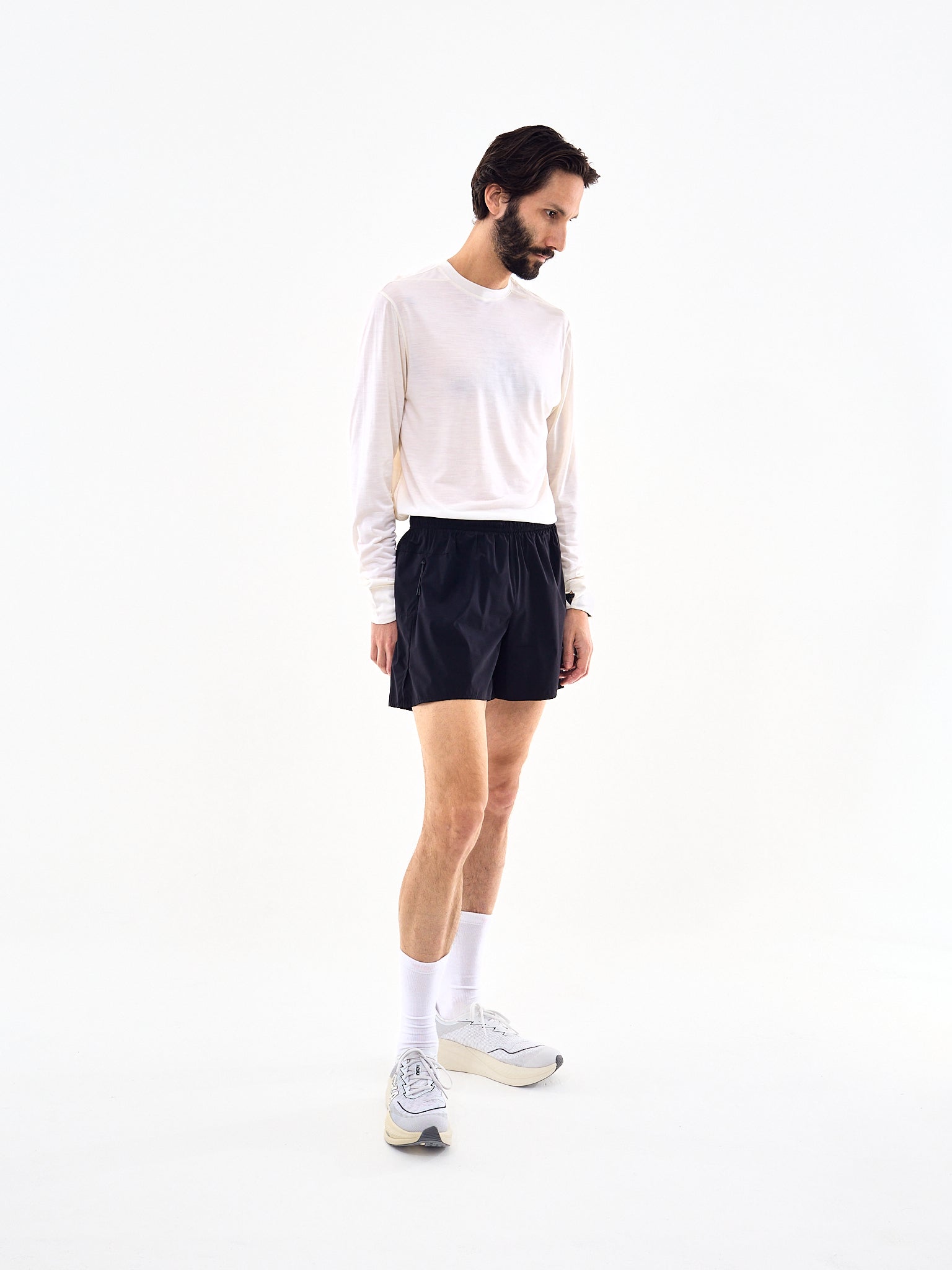 LITERARY SPORT Mens Marcus Short with Brief Black