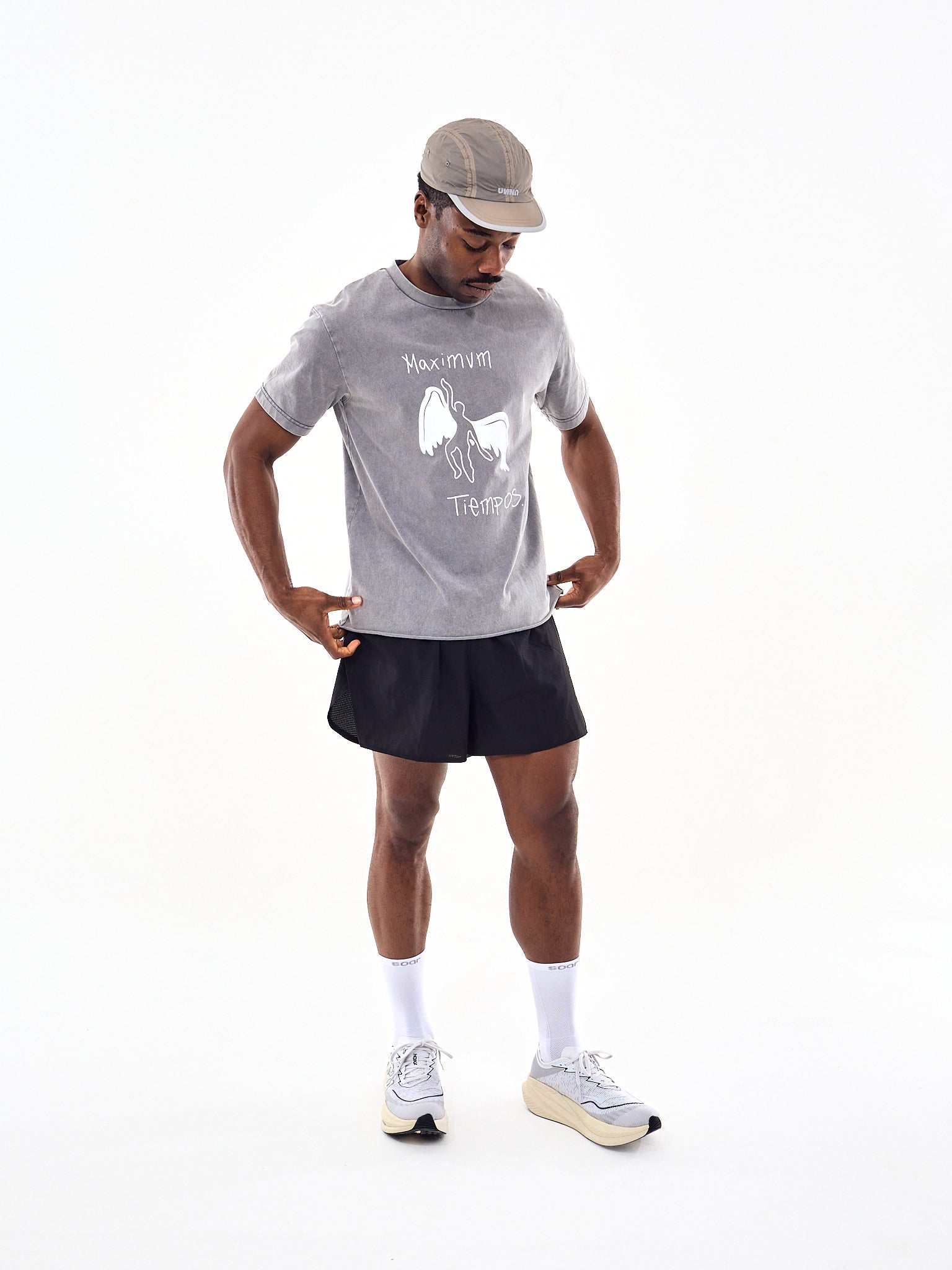 TIEMPOS Maximum Tiempos T-Shirt Grey