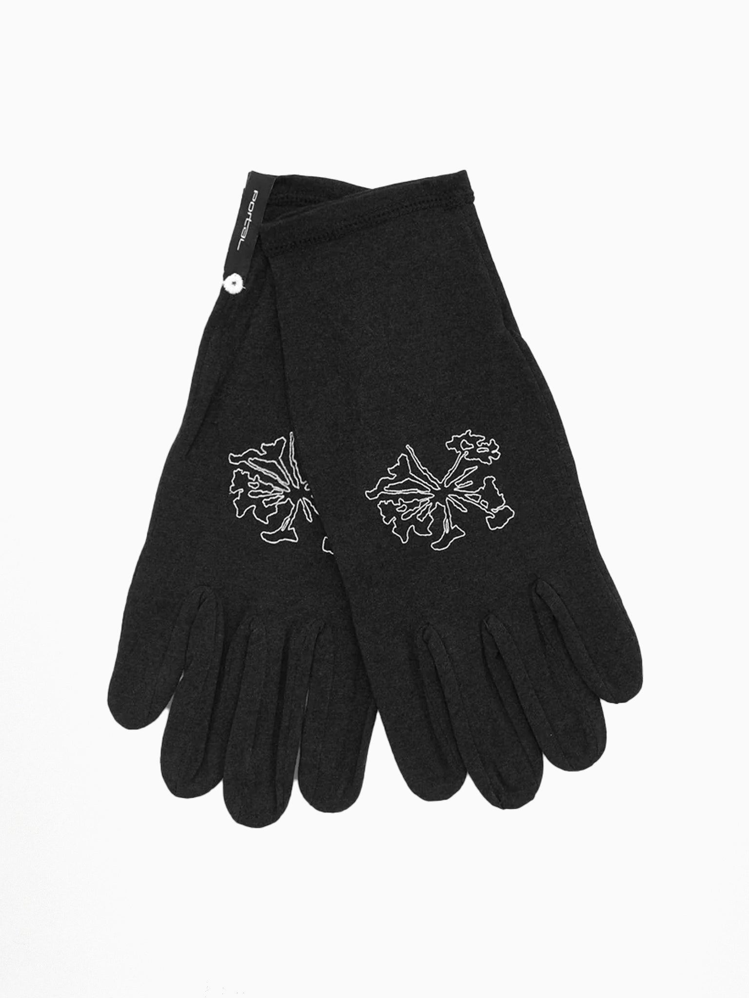 Portal Drift Merino Gloves Black Beauty