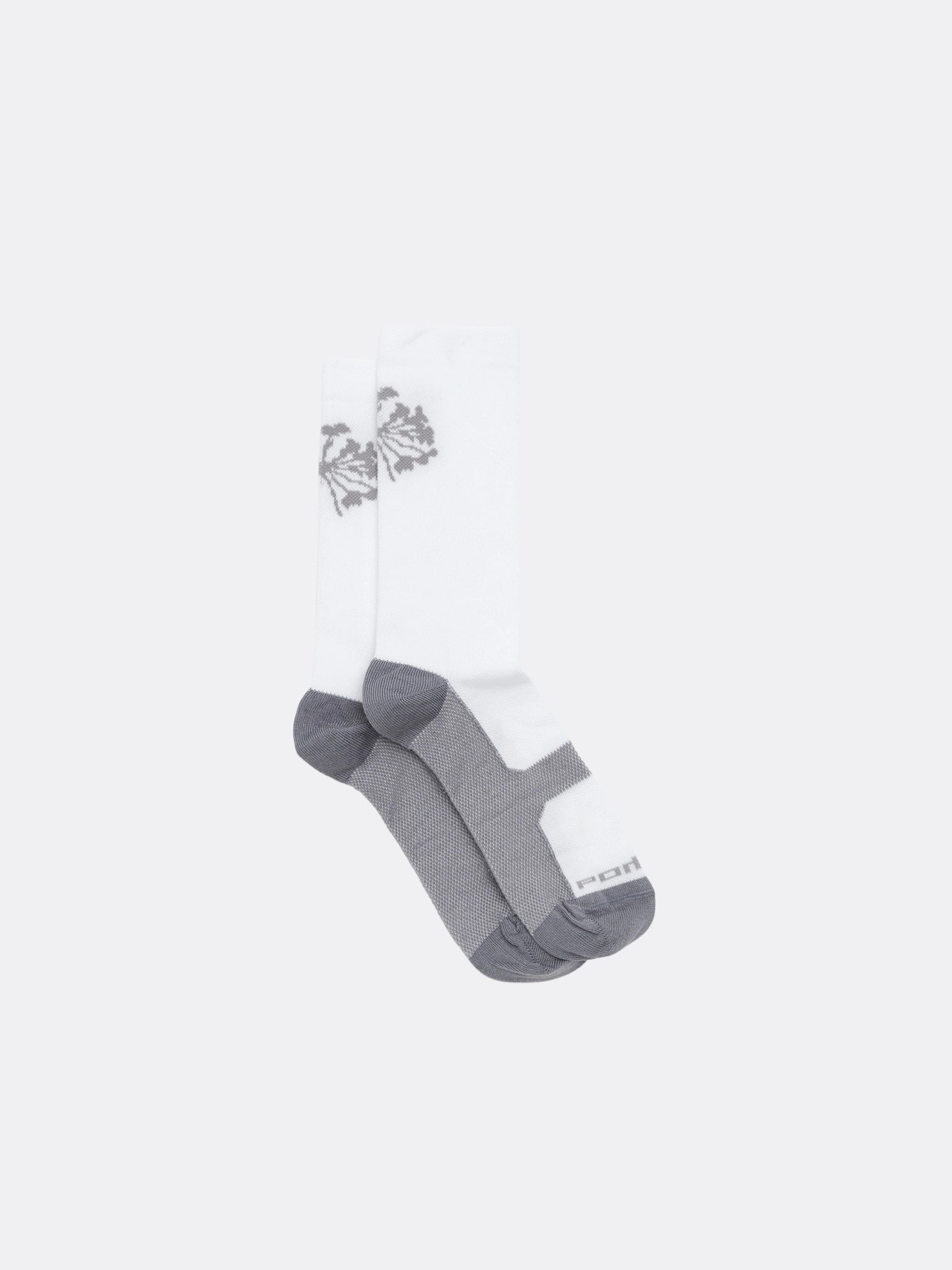 Portal Pattern Active Socks Bone White