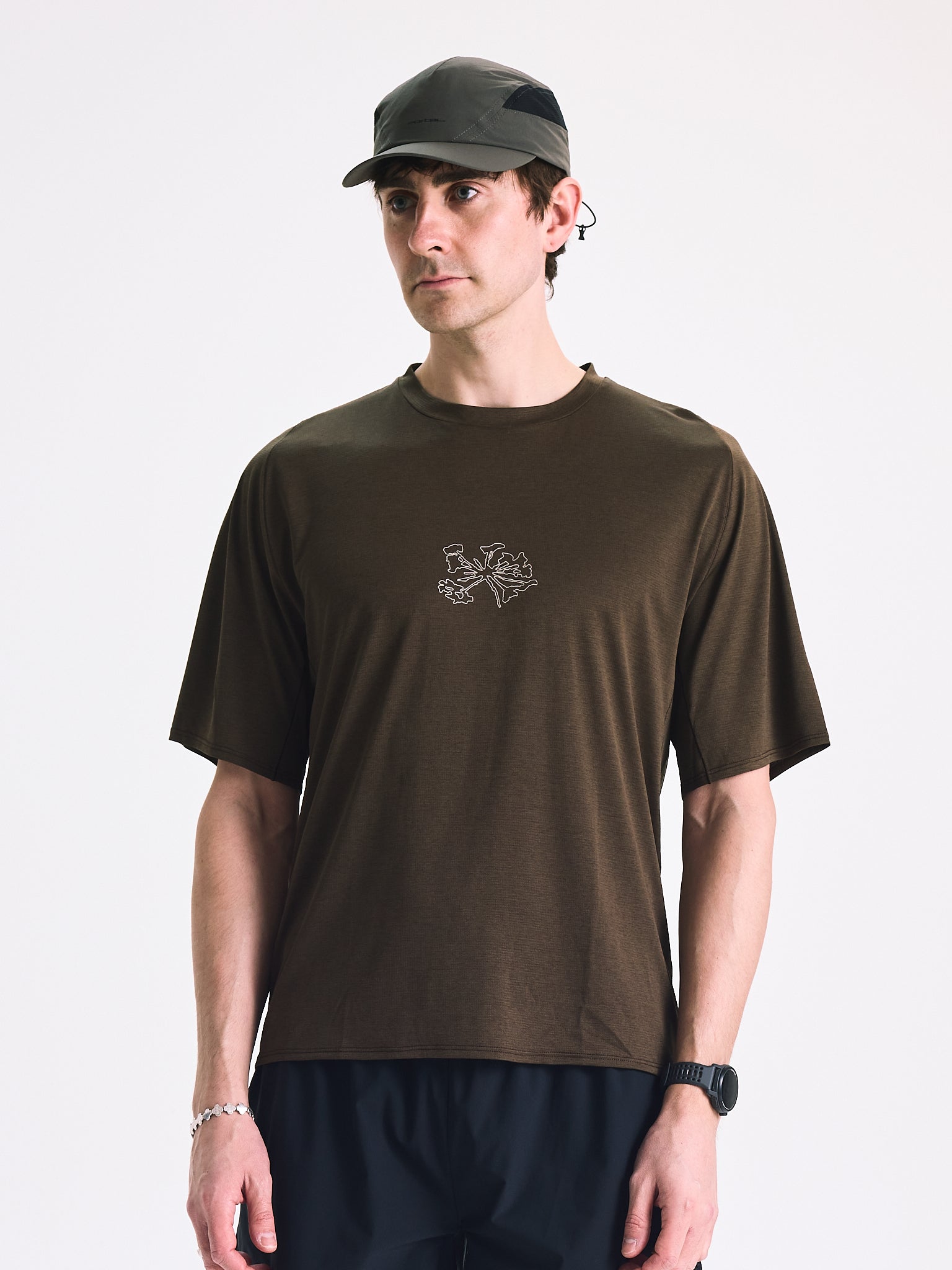 Portal Lateral Peak T-Shirt Slate Black