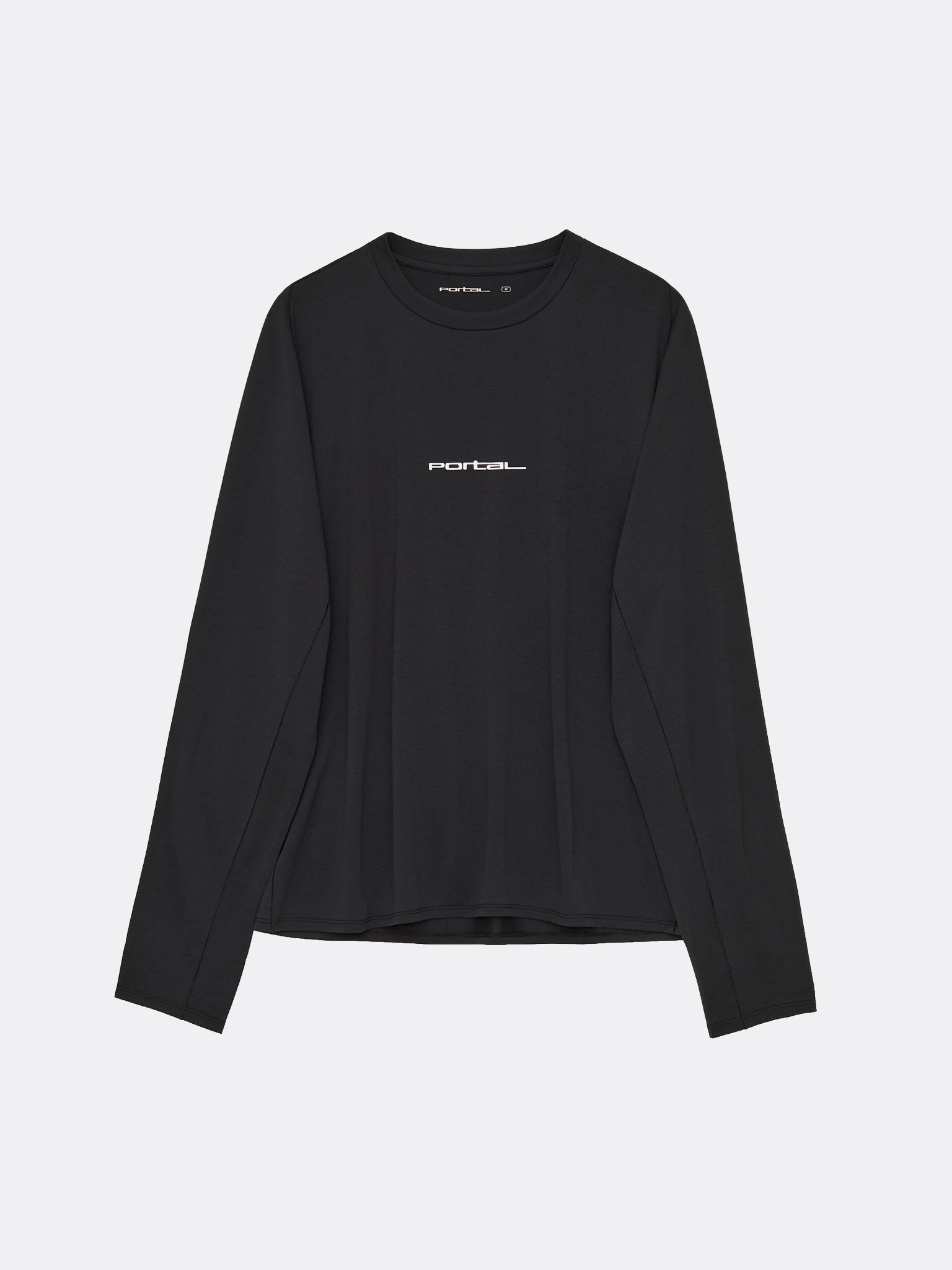 Portal Lateral Peak Long Sleeve T-Shirt Black Beauty