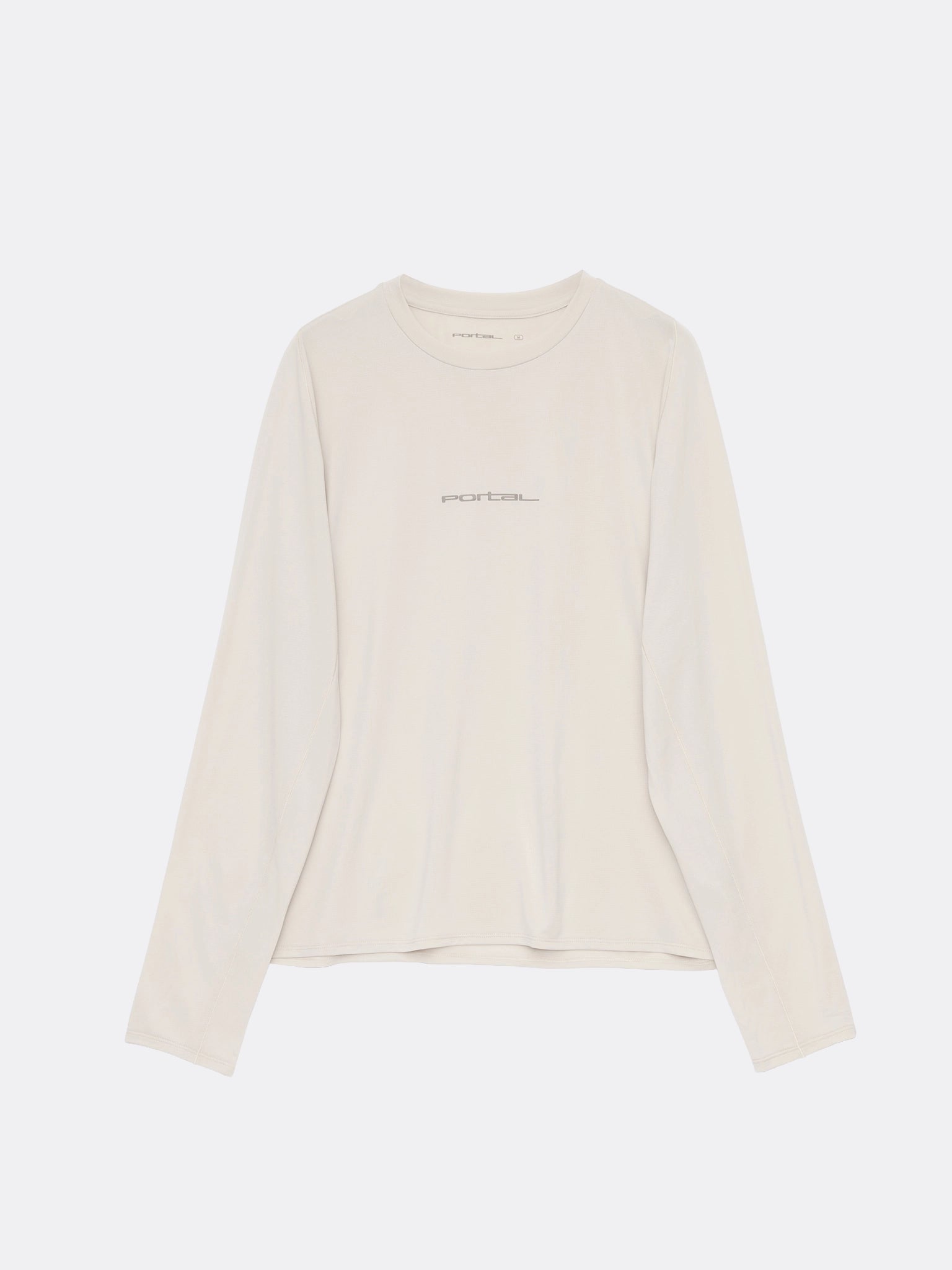 Portal Lateral Peak Long Sleeve T-Shirt Bone White