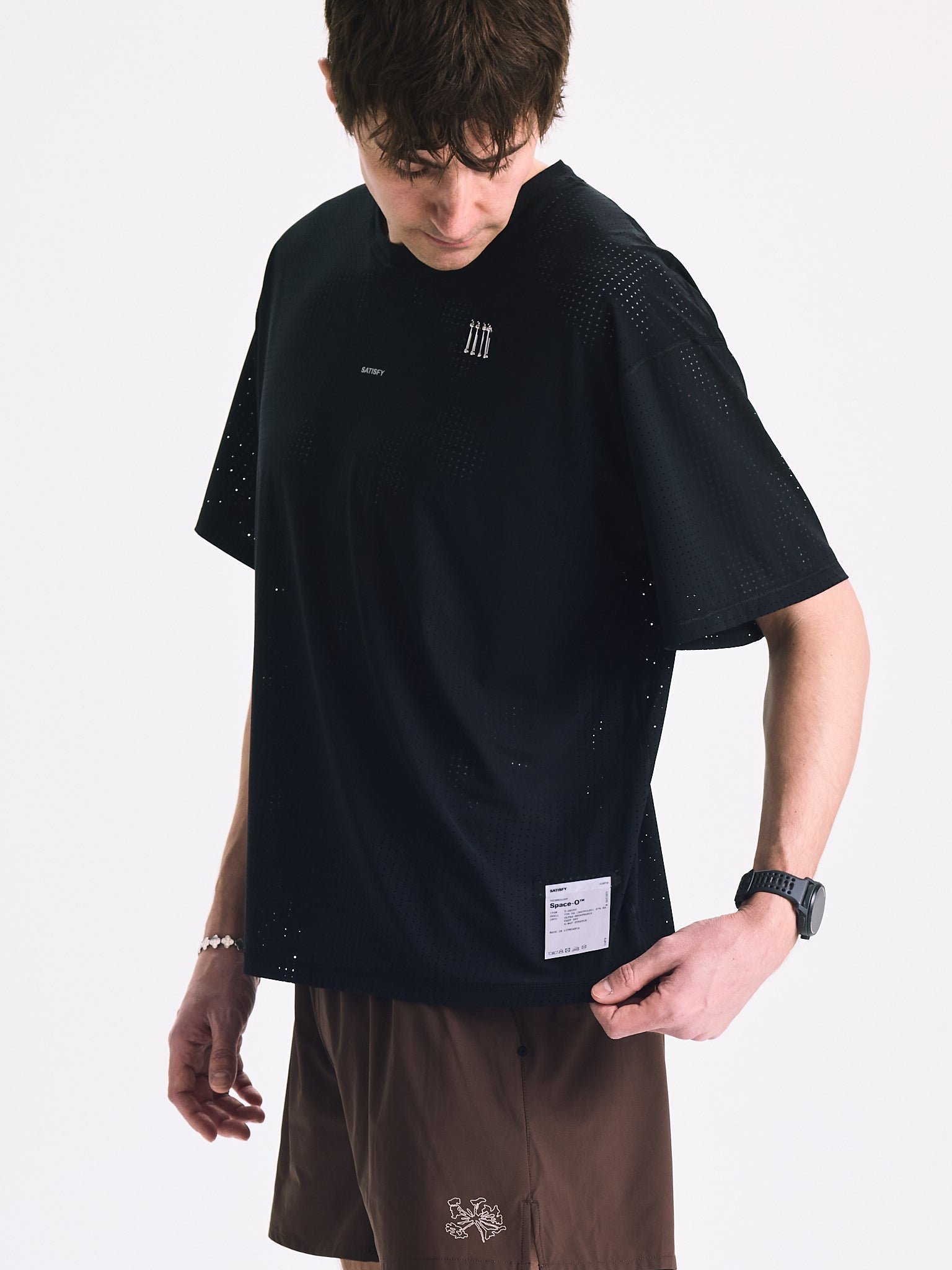 Satisfy Space-O T Shirt Black