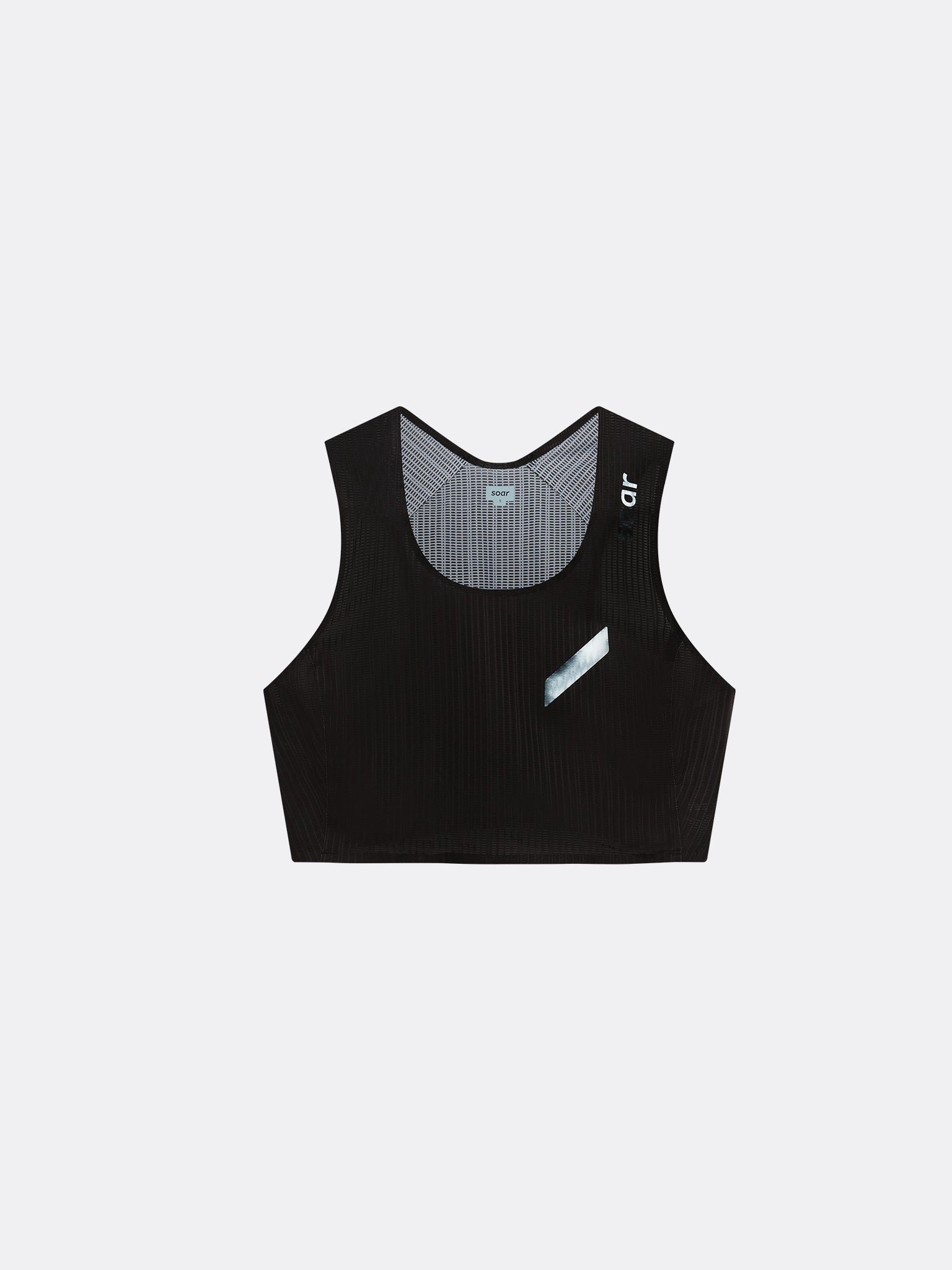SOAR Womens Crop Vest Black