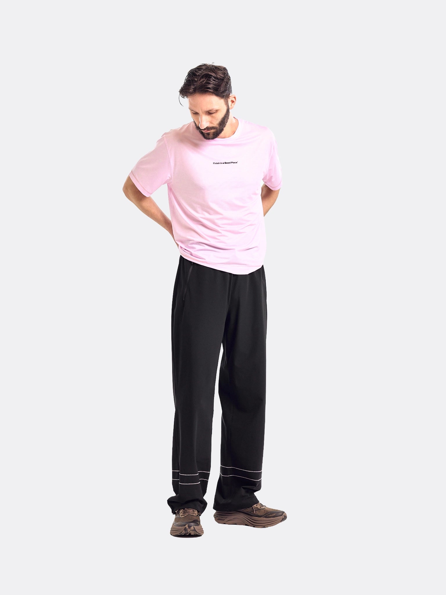 UNNA Unisex Everywhere Pants Wide Black