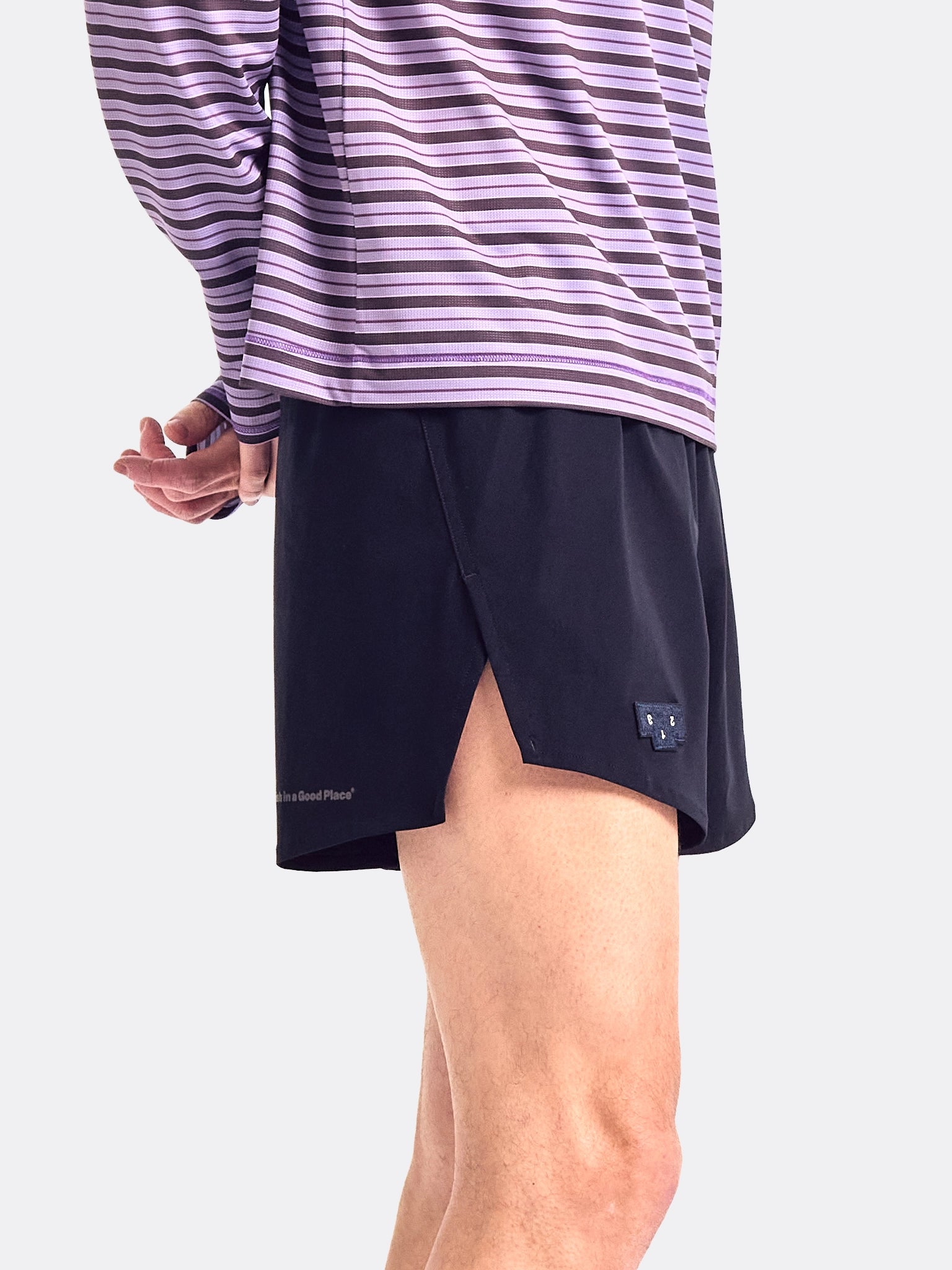 UNNA Mens Tempo Shorts Black