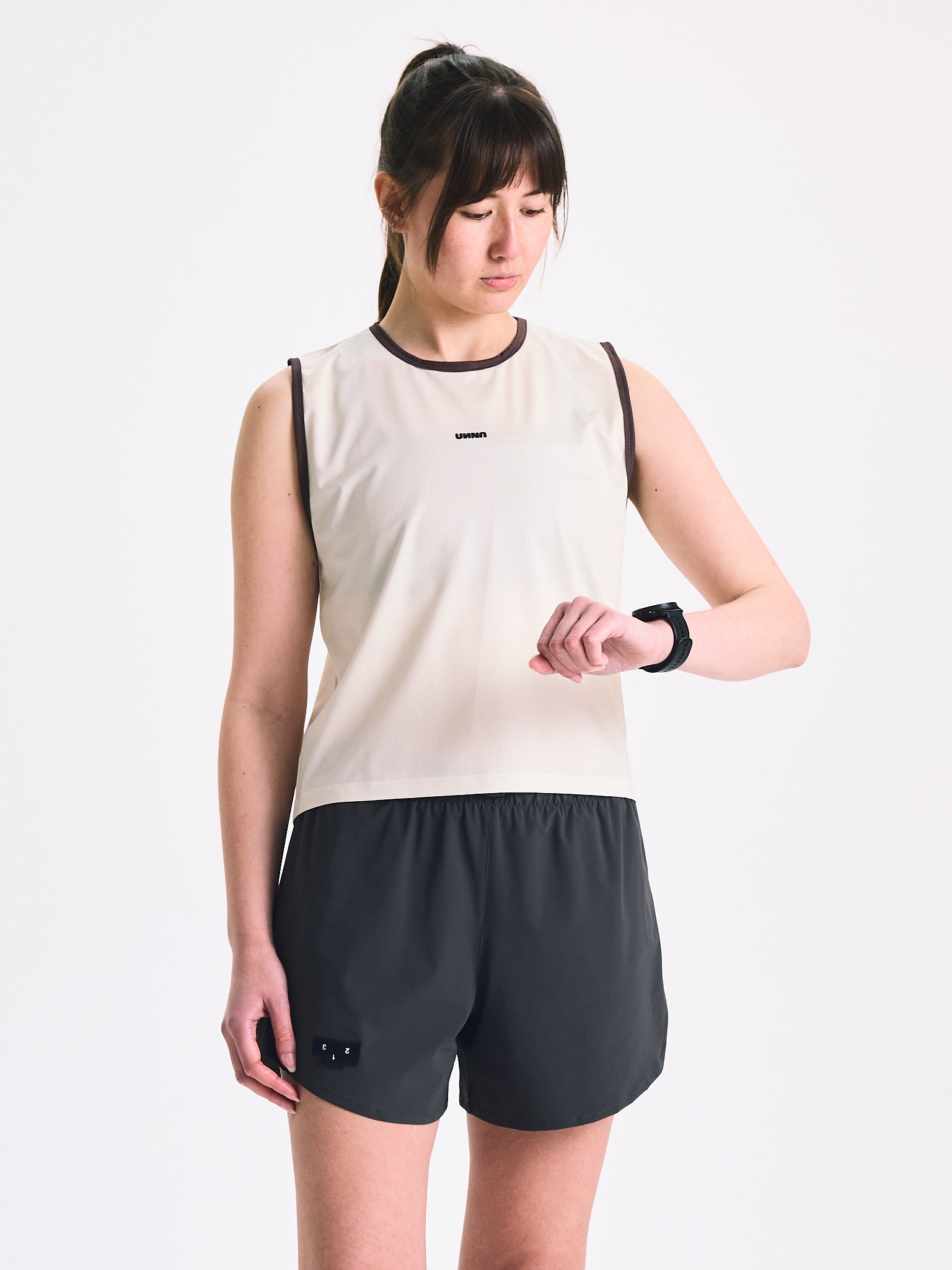 UNNA Womens Light Tank Old White