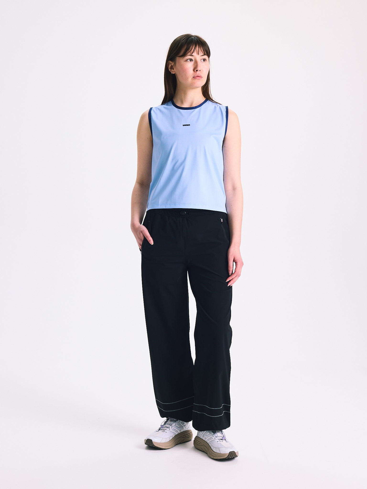 UNNA Unisex Everywhere Pants Wide Black