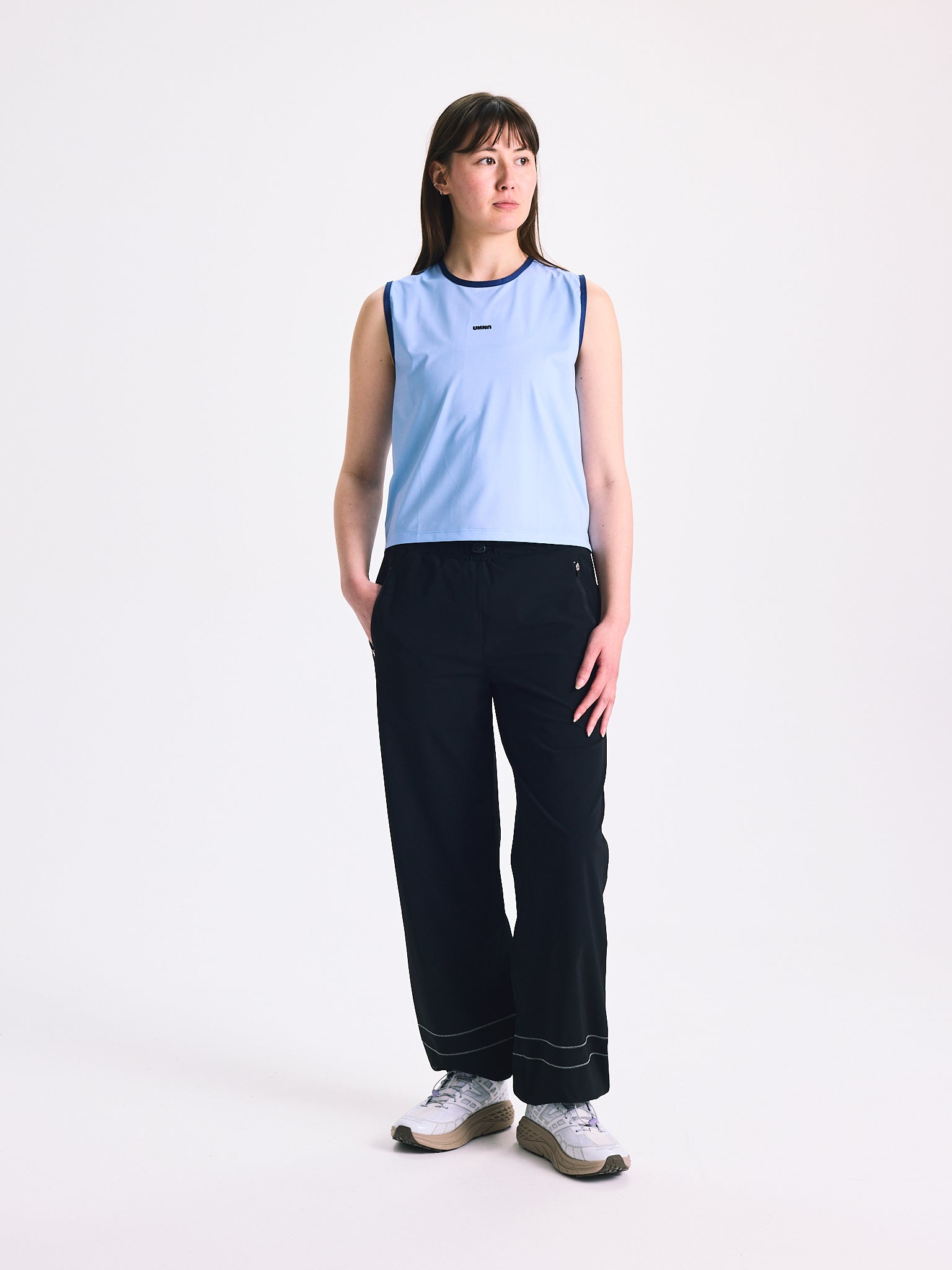 UNNA Womens Light Tank Serenity Blue