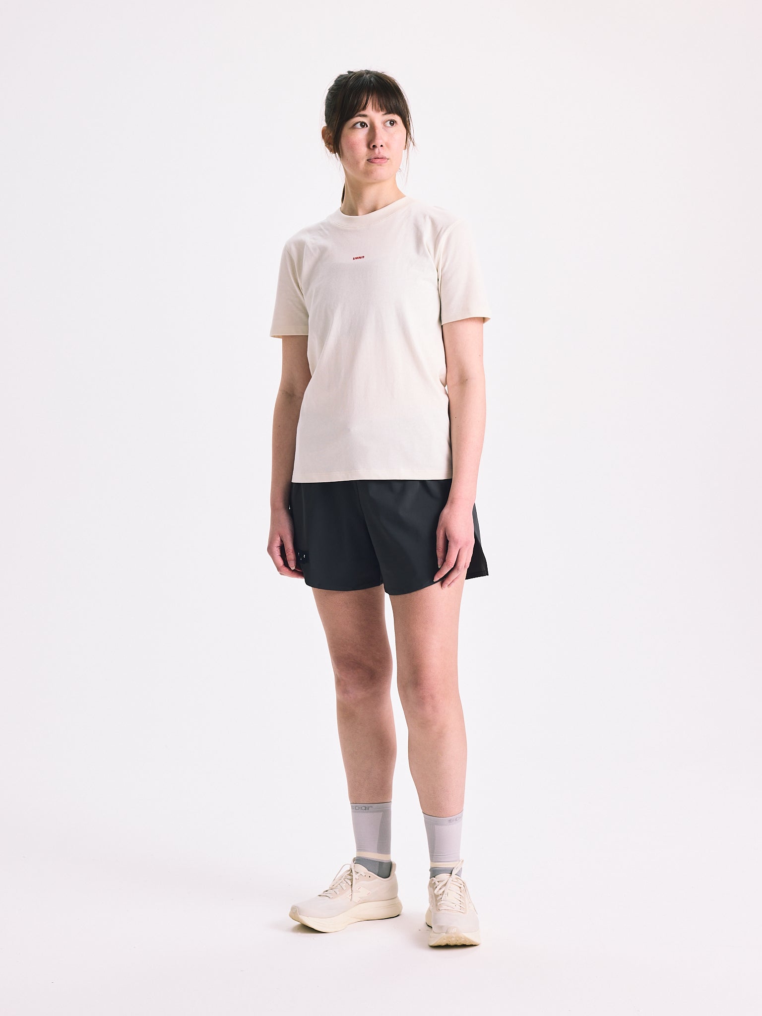 UNNA Womens Sun T-Shirt Vanilla White
