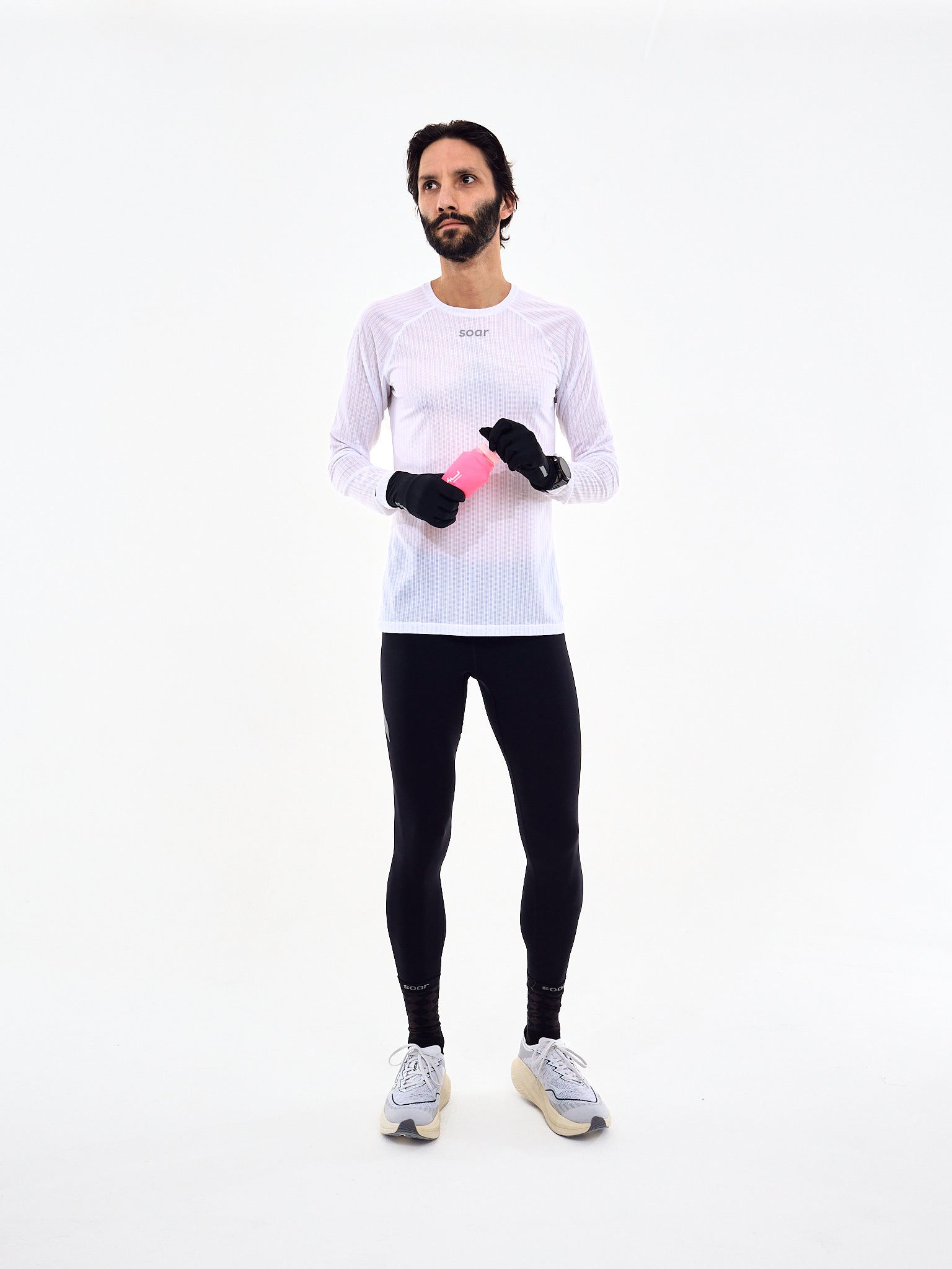 SOAR Mens Race Base Layer White