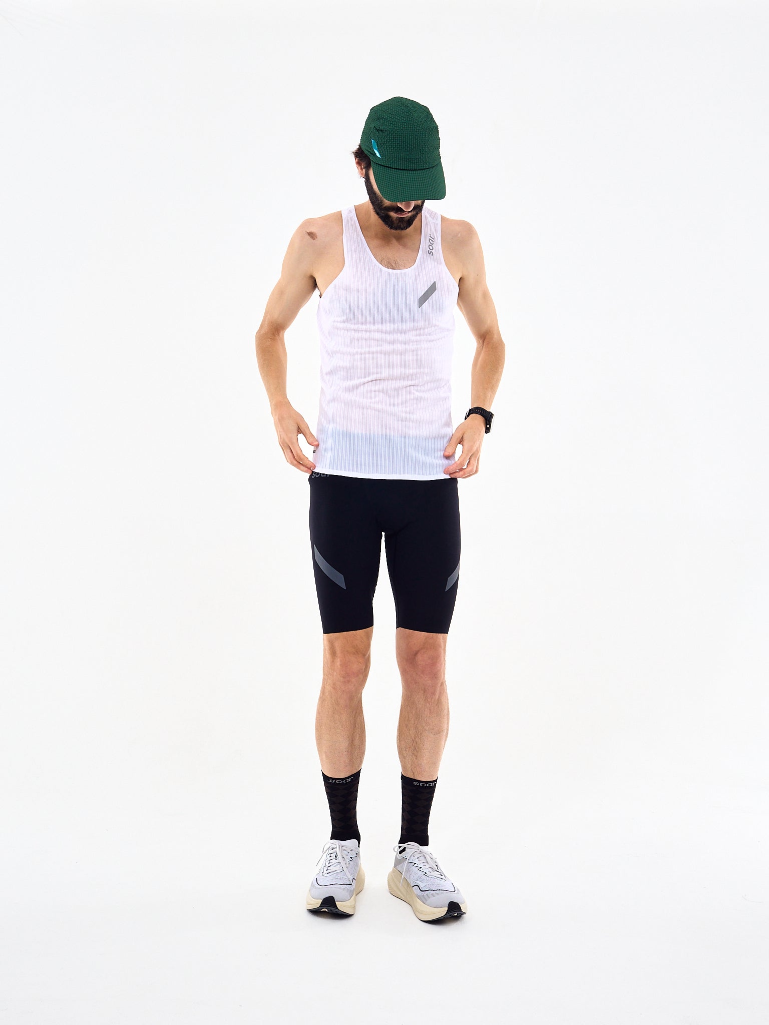 SOAR Mens Race Vest White