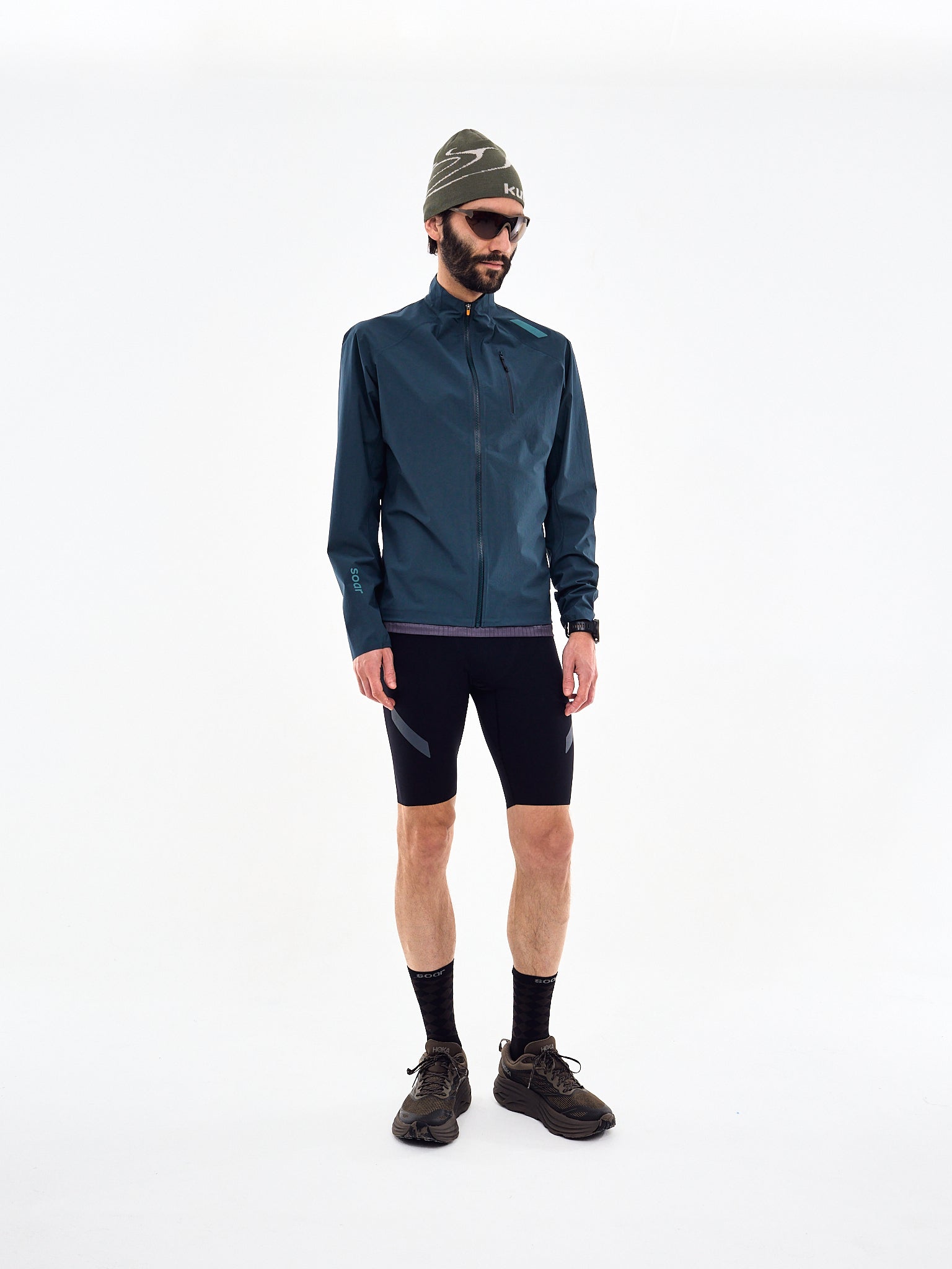 SOAR Mens Rainout Shell Green Gables