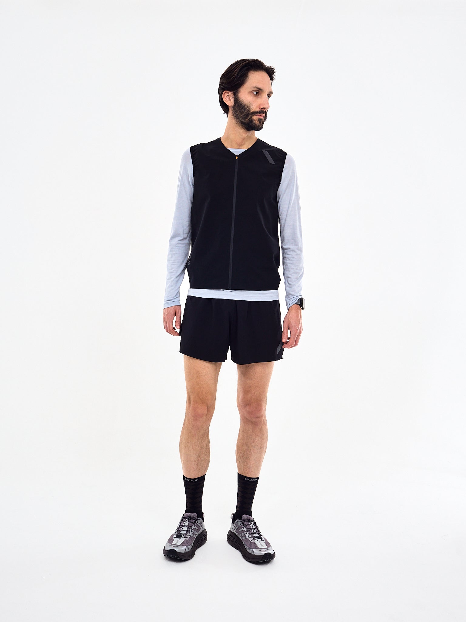 SOAR Mens Rainout Gilet Black