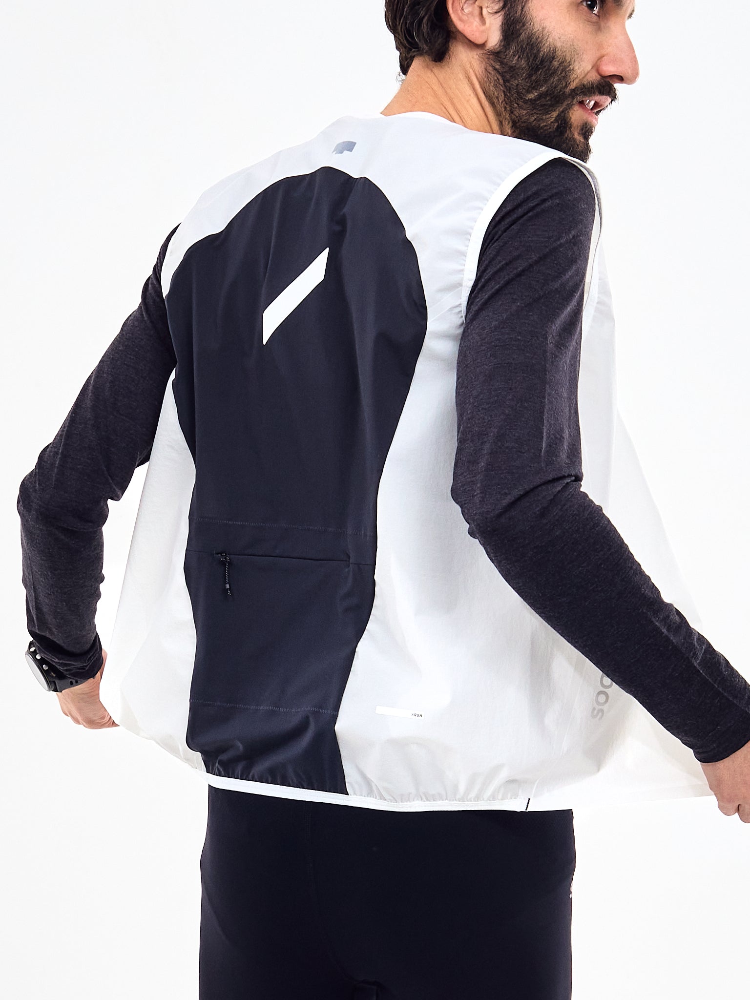 SOAR Mens Rainout Gilet White