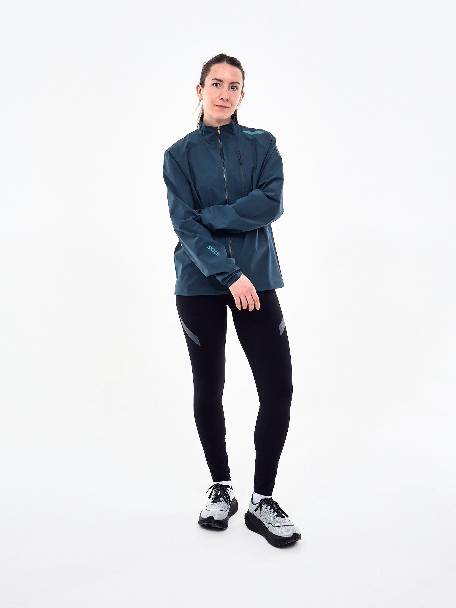 SOAR Womens Rainout Shell Green Gables