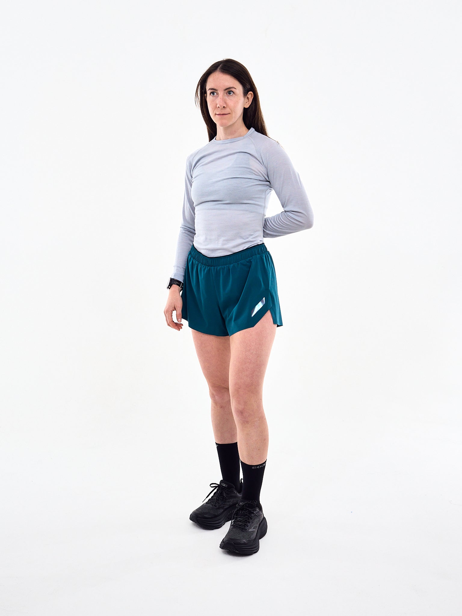 SOAR Womens Split Shorts Deep Teal