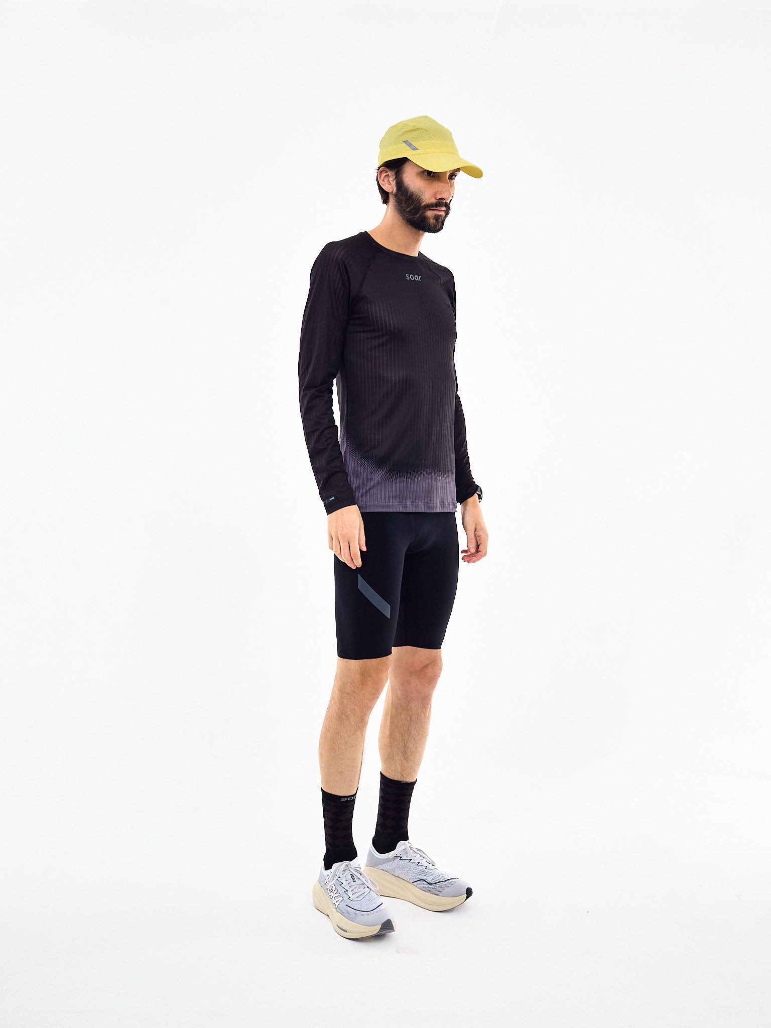 SOAR Mens Race Base Layer Black/Grey
