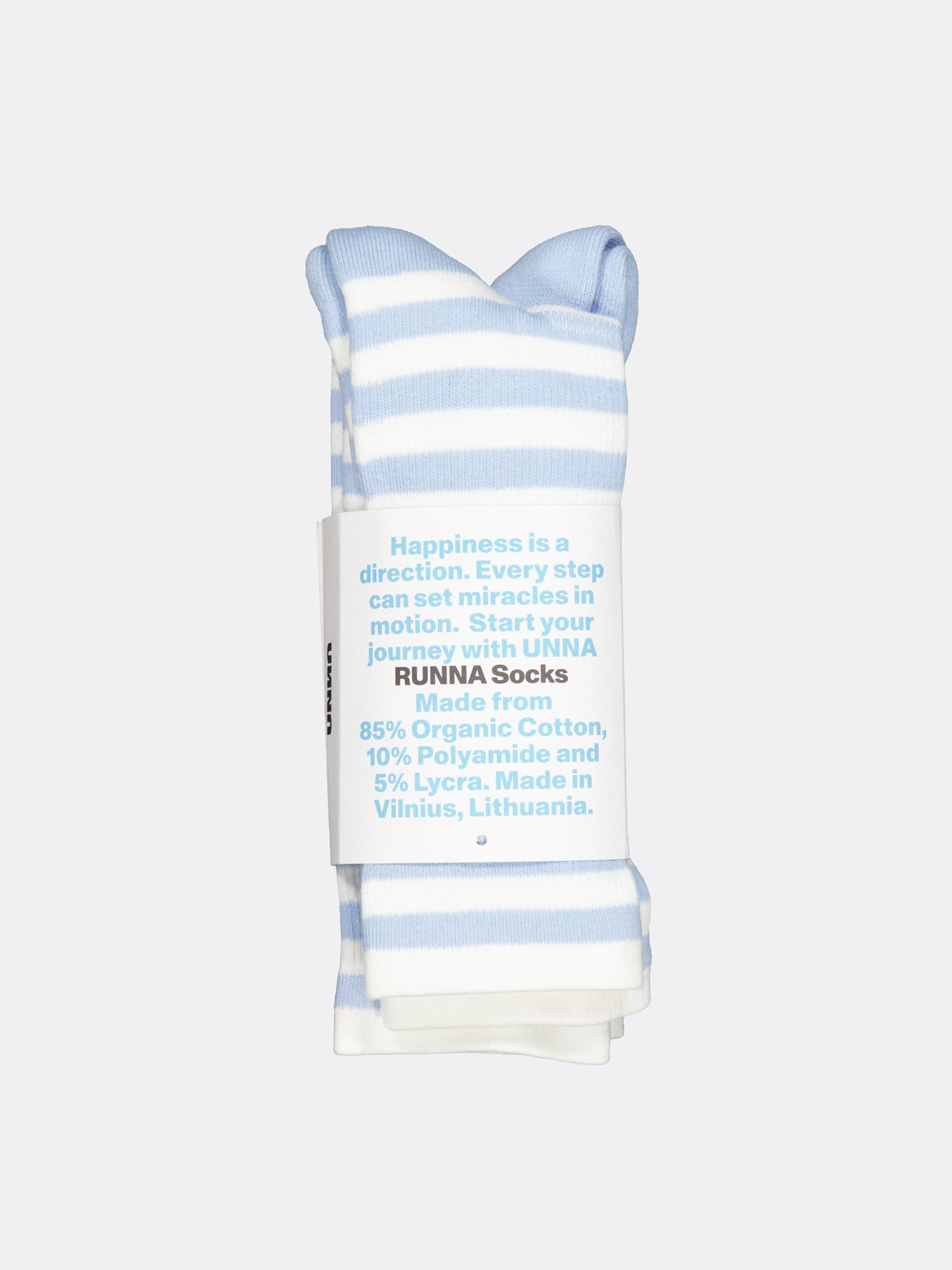 UNNA Runna Socks 2-Pack Baby Blue